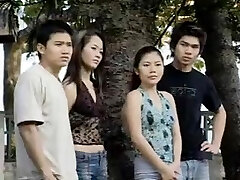 Thai hotties getting screwed in a total porn video