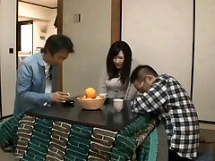 japanese cute house wifey fuckin on the Bus and Guy is lucky god