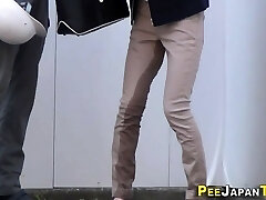 Wild teen wets her pants