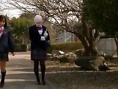 Japanese invisible college girl