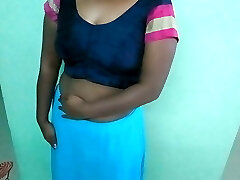 Hot tamil aunty in half-shirt 