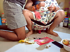 Part 1. Indian Step-mom help stepson for trip with his friends 