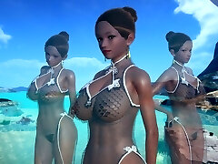 AI Shoujo ebony hotty Tiara in realistic 3D animated romp with multiple orgasms UNCENSORED