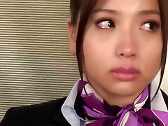 Sexy office slut OL wife with hot pantyhose have BDSM sex with gigantic cock strangers