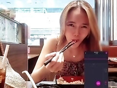 غیر قابل بیان دلپذیر در عمومی با کنترل از راه دور وسیله ارتعاش و نوسان-شهوت 2