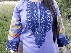 British indian slut cheats on husband fucked in tent by black spunk-pump outside