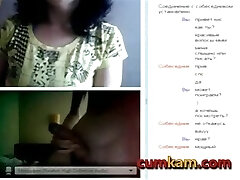 45yo Mature Girl Stroking with my boner in Omegle (2016)-cumkam.com