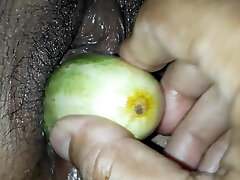 cucumber and dildo fucking 