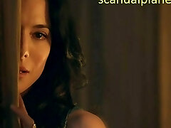 Lucy Lawless & Jaime Murray Threesome Sex In Spartacus Serie