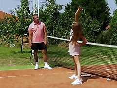 Tiffany Torn Up On Tennis Court