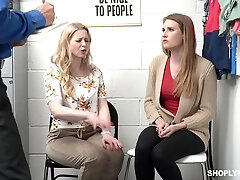 2 guilty bitches including kinky Ashley Lane are penalized with rough sex