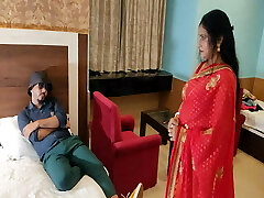 A Desi wifey working in a hotel submitted to a Strenuous Man