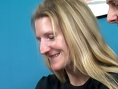 Obese redhead with huge saggy tits and a mature blonde getting slammed