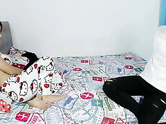 Great smashes at my stepmother's house with my nasty stepbrother - Porn in Spanish