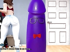 Sexbot - riding a fat dildo