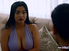 Blackmailing big breasted latina maid (EPIC ENDING)