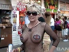 These hot whores are true exhibitionists and they've got hooters to love