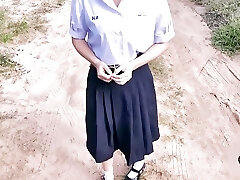 Melon Ice - Thai Student Outdoor in Woods