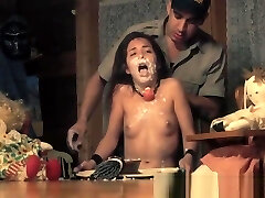 Stranded teen hardfucked and cummed in mouth