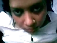 Missionary style filthy quickie with a busty Indian neighbor girl