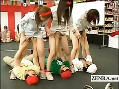 Japan employees play weird freaky group oral sex game