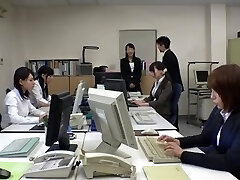 Stocking Miniskirt Secretary at Office 2