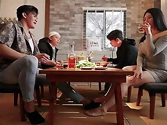 Beautiful nurse using her big boobs to make her master blessed