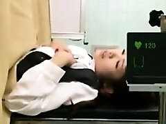 Nasty doctor seizes the chance to bury his cock inside a ti