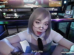 The New AI Girl Is Here, Stop Playing Video Game, Have Fun With Me!!! AI Woman Gives Blowjob (Teaser)