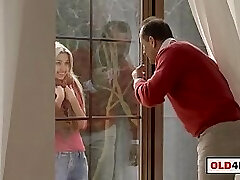 the pervert old man and the timid teen girl