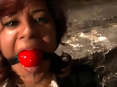 Sahrye Drools From Ballgag As Shes Spanked