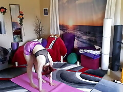 Yoga for sciatica nerve agony, join my faphouse for more content, bare yoga and spicy stuff