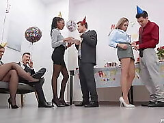 Workplace Cunny Party - Tina Fire, Irina Cage / Brazzers / stream full from www.brazzers.promo/place