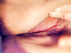 Playing with my wet fat gash
