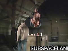 Teen Trapped in a Cage submitted to bondage and Bdsm penalize