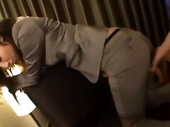 Office bitch completely dominates her lascivious colleague