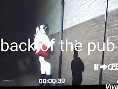 Sissy humping caught public indignity