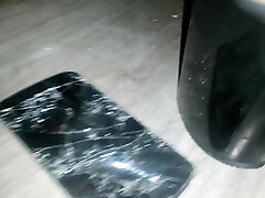 Lady L punch Nexus with sexy extreme high heels.