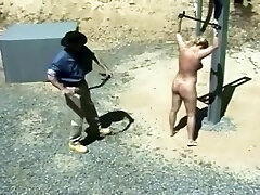 Astounding homemade BDSM, Outdoor xxx movie