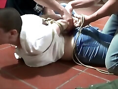 Thick Dyke is grabbed and turned into play thing for creepy men.