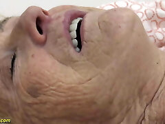 90 years old granny gets harsh fucked