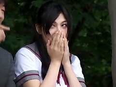 Finest Japanese slut Saori Hara in Horny College, Outdoor JAV episode