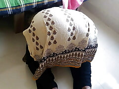 Desi Stepmom Gets Stuck While Sweeping Under The Couch When Stepson Plumbs Her And Cum Out Her Big Ass - Family Sex