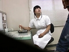 Japanese nurse moans while being fucked by a utter stranger
