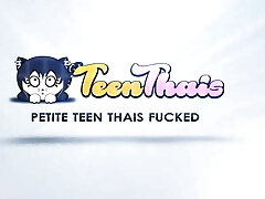 Thai teen, Aon got a cum shot after a kinky fuck session