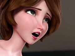 Fat Hero 6 - Aunt Cass First Time Anal (Animation with Sound)