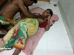 desi indian village telugu couple romance, smashing on the floor