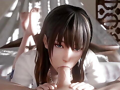 3D Compilation: DOA Marie Rose Doggystyle Tamaki Double Blowjob Rachel Three-way Uncensored Hentai