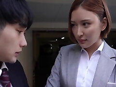 Love Make In Female Boss Likes Have Sex With Young Stud, The First-ever Thing After Work Is Make Love