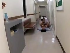 Japanese nymphs poke a man censored